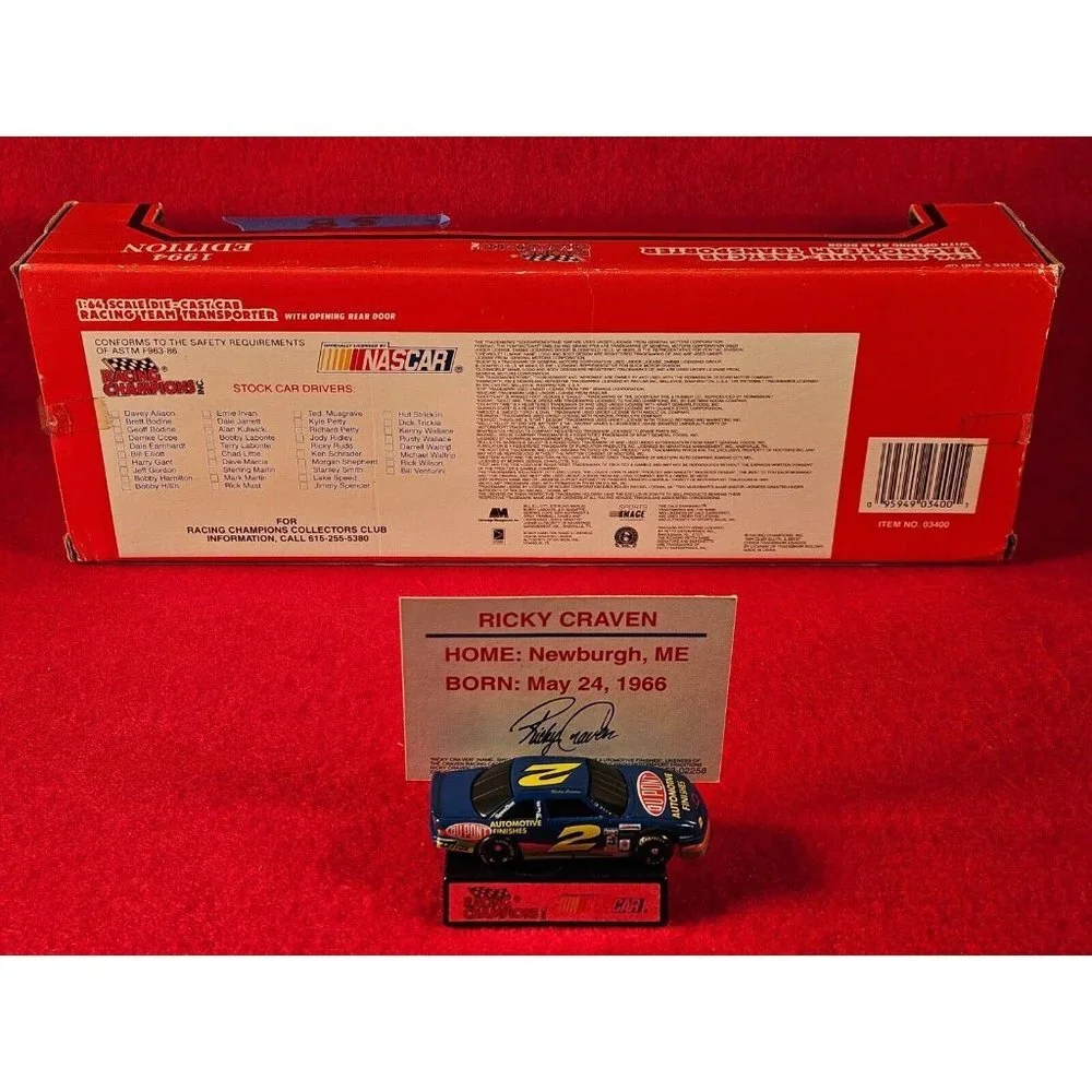 Racing Champions ricky craven nascar